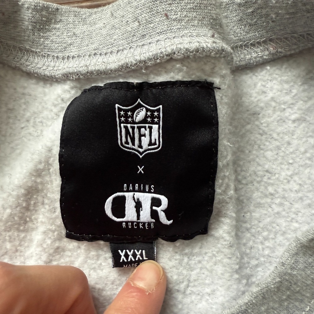 Darius Rucker x NFL Green Bay Packers Sweatshirt Mens 3XL Gray Logo Retro NFC - Picture 4 of 9